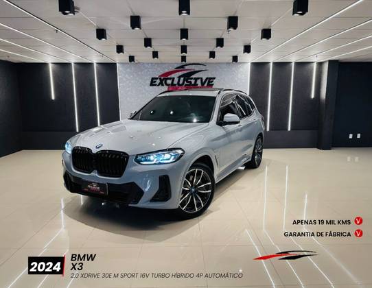 BMW X3 2.0 16V HÍBRIDO M SPORT XDRIVE30E STEPTRONIC BMW X3 2.0 16V HÍBRIDO M SPORT XDRIVE30E STEPTRONIC